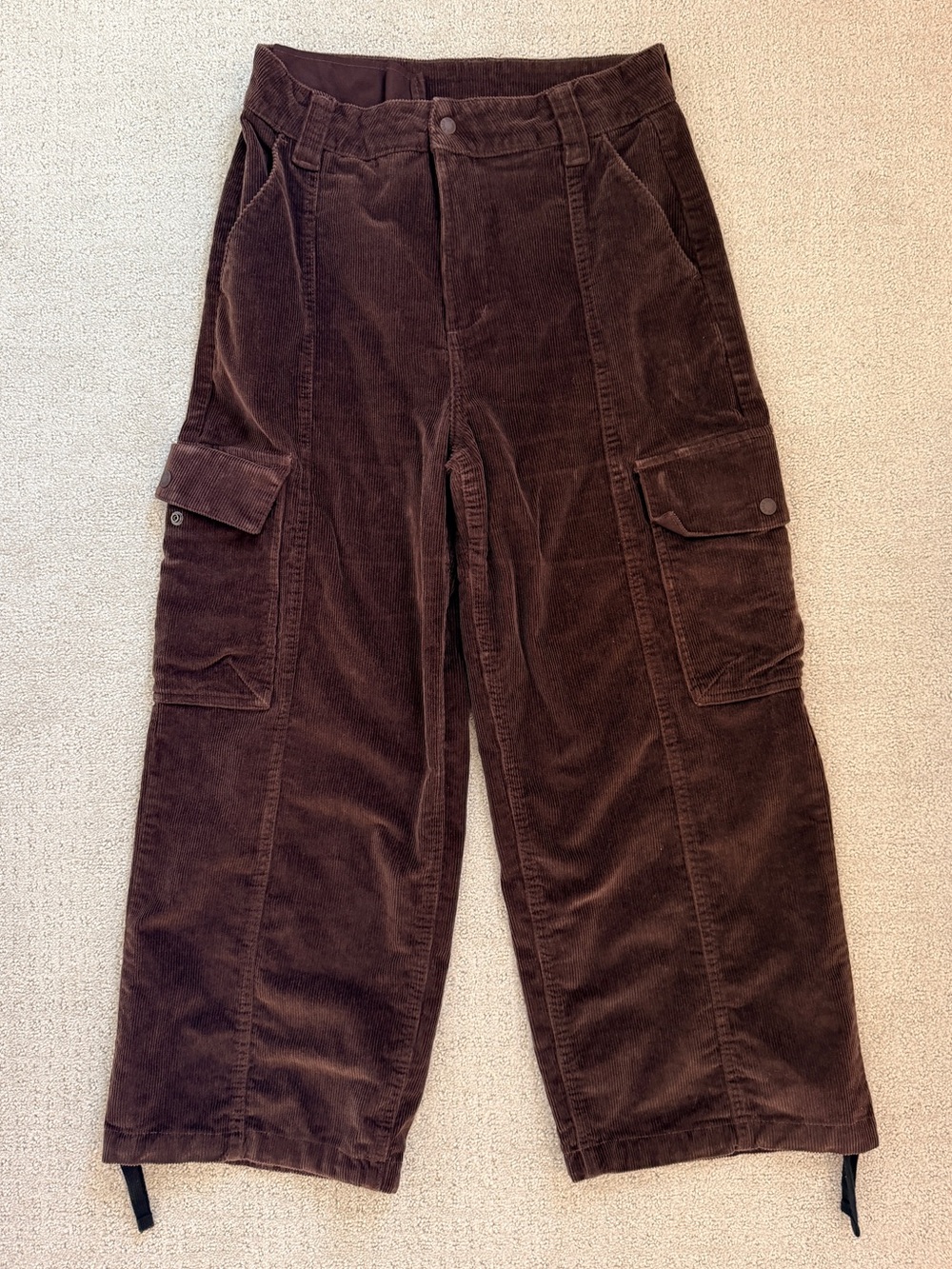 The North Face Utility Cord Pant, Coal Brown Corduroy Cargo